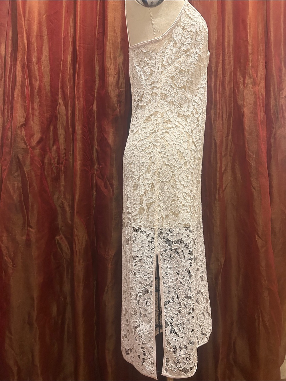 Doen Ivory Lace Midi Slip Dress - Picture 12 of 13